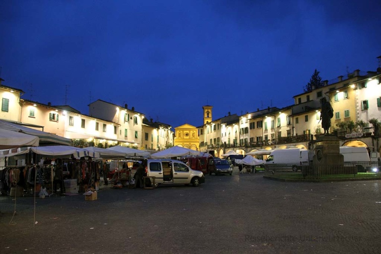 Zwischenstopp in der Toskana: Markt in Greve