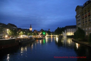 Straßburg bei Nacht ...