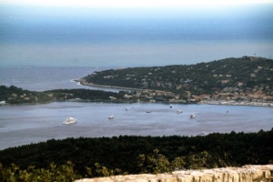 Herrlicher Ausblick auf die Cote d'Azur  ...