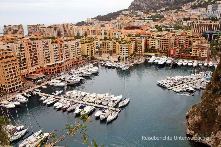 Der alte Hafen in Monaco ohne Möwe ...