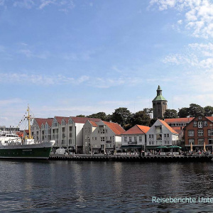 Der Hafen (Vågen) von Stavanger ...