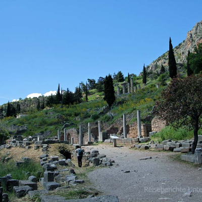 Besuch beim Orakel von Delphi ...