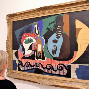 Auch Kunst muss sein: Ein Picasso in der National Gallery of Irland: Still Life with a Mandolin ...