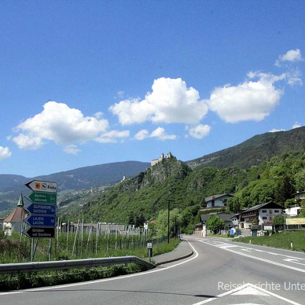 Fahrt durch Südtirol ...