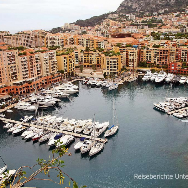 Der alte Hafen in Monaco ohne Möwe ...