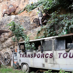 Touristentransporte bringen nicht nur Schafe ins Museum ...