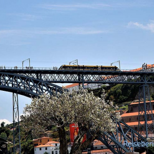 Erbaut von einem Eiffelschüler - Ponto Dom Luis I über den Douro ...